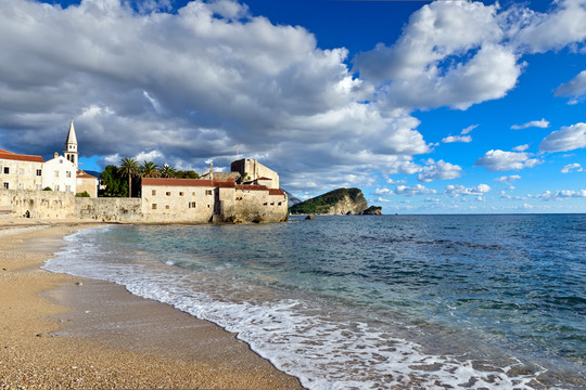 Explore Budva Old Town from cruise port Bar, Montenegro.
